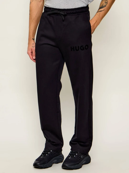Zdjęcie produktu HUGO Spodnie dresowe Dumrulo | Regular Fit czarny