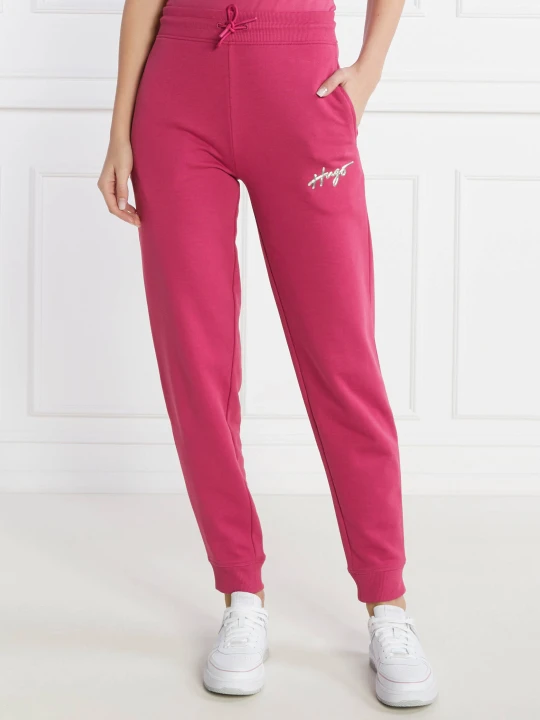 Zdjęcie produktu HUGO Spodnie dresowe Easy Jogger 3 | Relaxed fit fuksja