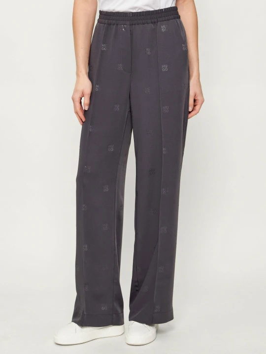Zdjęcie produktu HUGO Spodnie dresowe Helenia | Relaxed fit szary