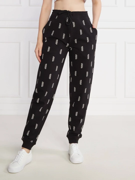 Zdjęcie produktu HUGO Spodnie dresowe Jogger | Regular Fit czarny