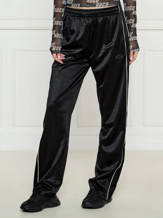 Zdjęcie produktu HUGO Spodnie dresowe Neannet | flare fit czarny