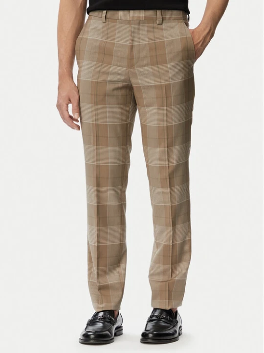 Zdjęcie produktu HUGO Spodnie garniturowe Hogan 263X 50569204 Beżowy Extra Slim Fit