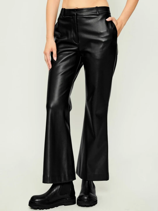 Zdjęcie produktu HUGO Spodnie Hamunelle-1 | flare fit czarny