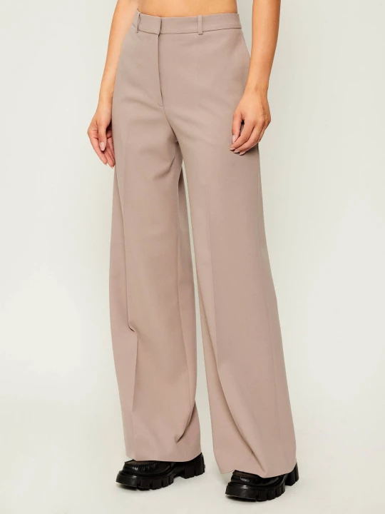 Zdjęcie produktu HUGO Spodnie Hasmina | Relaxed fit beżowy
