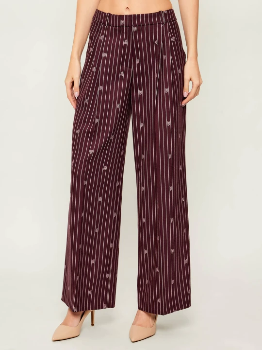 Zdjęcie produktu HUGO Spodnie Haviri | flare fit bordowy