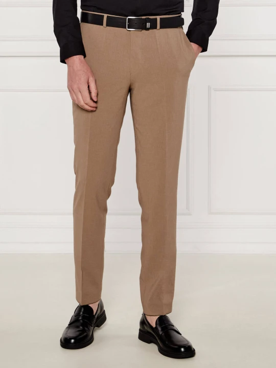 Zdjęcie produktu HUGO Spodnie Hesten232X | Extra slim fit brązowy