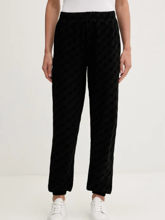 Zdjęcie produktu HUGO spodnie lounge damskie z bawełną FLOKKY_PANT czarny