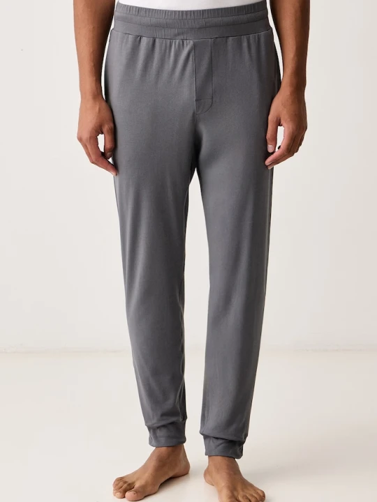 Zdjęcie produktu HUGO spodnie lounge męskie bawełniane z elastanem Laze Pants CW szary