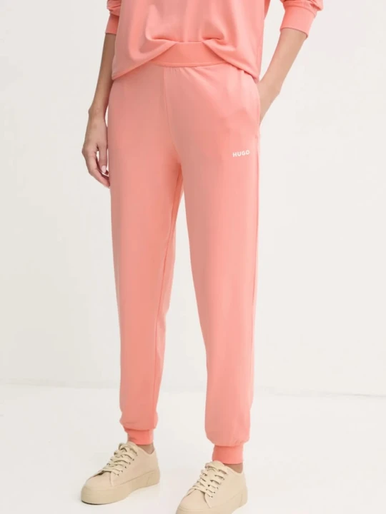 Zdjęcie produktu HUGO spodnie lounge SHUFFLE_PANTS pomarańczowy