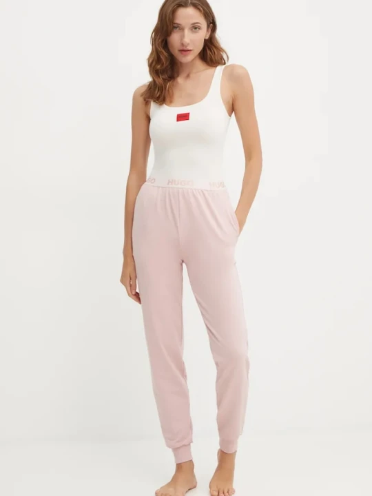 Zdjęcie produktu HUGO spodnie lounge SPORTY LOGO_PANTS różowy