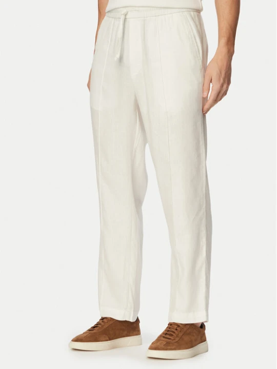 Zdjęcie produktu HUGO Spodnie materiałowe Cino 262FW 50562791 Kremowy Straight Fit