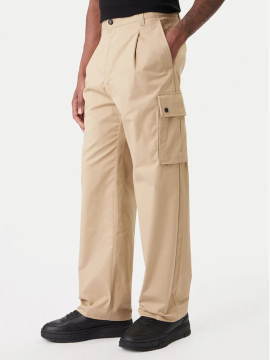 Zdjęcie produktu HUGO Spodnie materiałowe Craysen 50553180 Beżowy Straight Fit