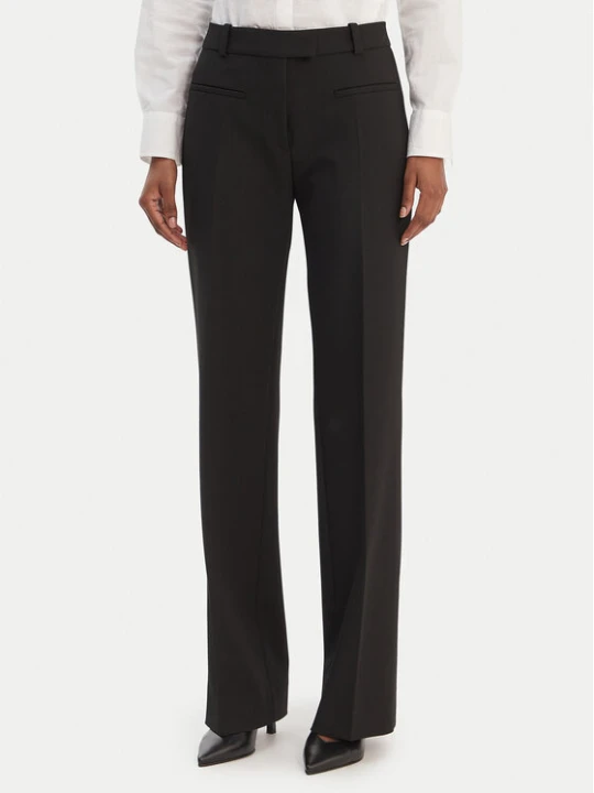 Zdjęcie produktu HUGO Spodnie materiałowe Hilayla 50555896 Czarny Slim Fit