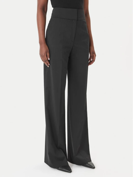 Zdjęcie produktu HUGO Spodnie materiałowe Himia 50516143 Czarny Wide Leg