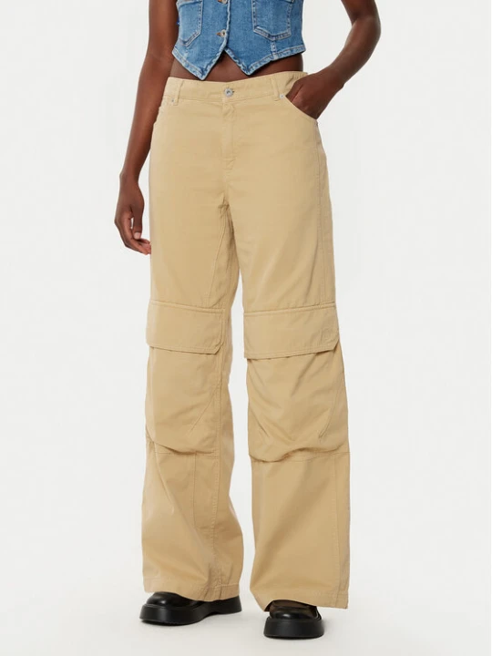 Zdjęcie produktu HUGO Spodnie materiałowe Hunder 50530833 Beżowy Relaxed Fit