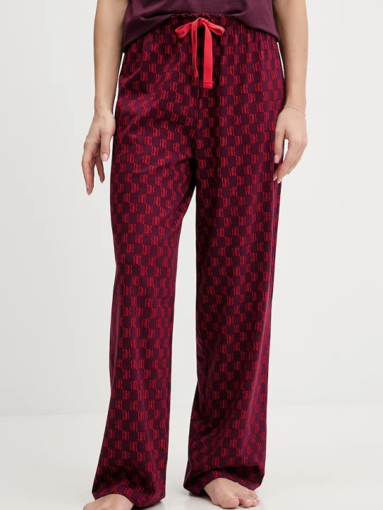 Zdjęcie produktu HUGO spodnie piżamowe CASUAL PANTS fioletowy