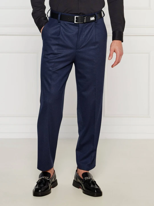 Zdjęcie produktu HUGO Spodnie | Slim Fit granatowy