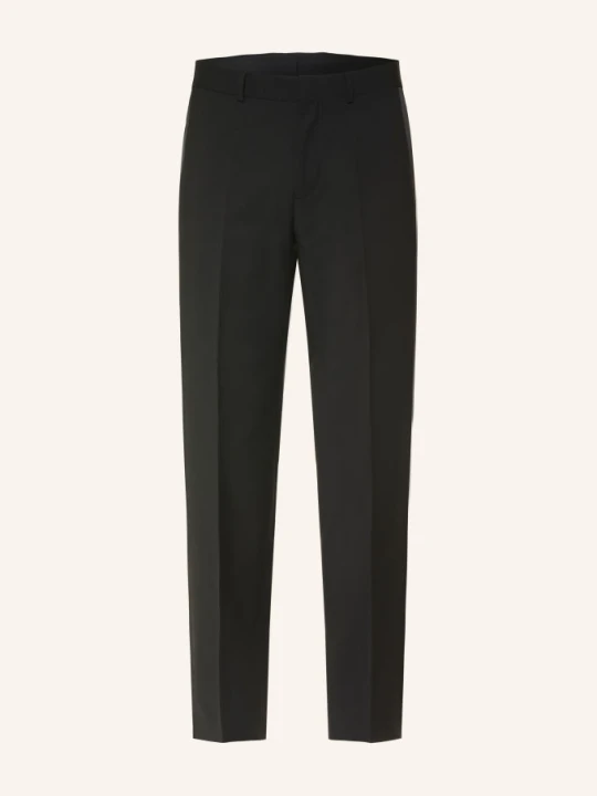Zdjęcie produktu Hugo Spodnie Smokingowe Hesten O Kroju Extra Slim Fit Z Galonowymi Paskami schwarz 001 BLACK