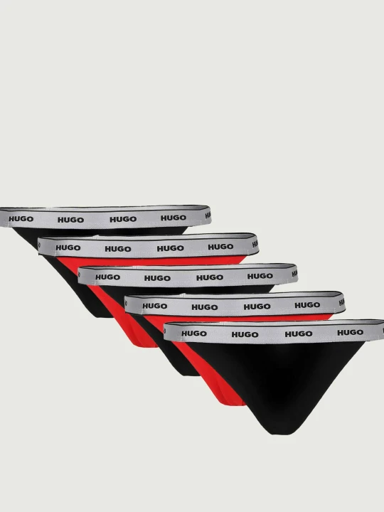 Zdjęcie produktu HUGO Stringi 5-pack czarny