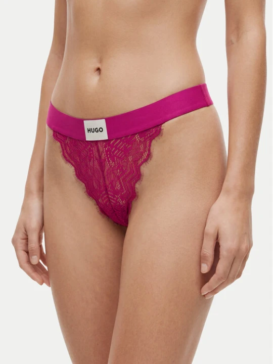 Zdjęcie produktu HUGO Stringi 50535036 Różowy