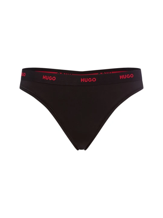 Zdjęcie produktu HUGO Stringi Kobiety Bawełna czarny