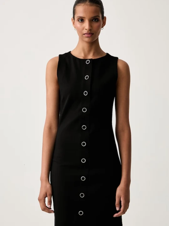 Zdjęcie produktu HUGO sukienka bodycon z wiskozą Nereya czarny