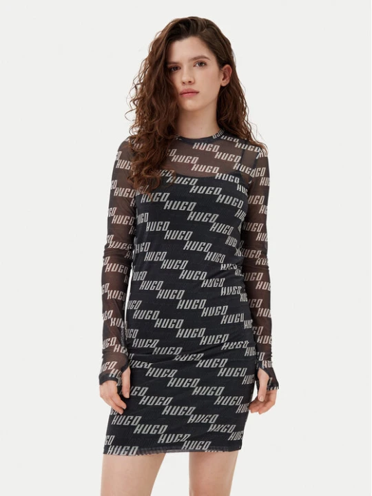 Zdjęcie produktu HUGO Sukienka codzienna HUGO-50534848 Czarny Regular Fit