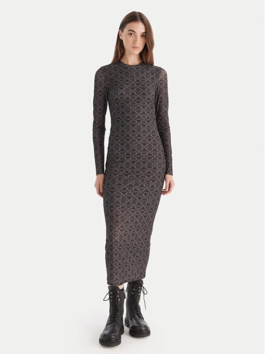Zdjęcie produktu HUGO Sukienka codzienna Nastan 50542400 Czarny Slim Fit