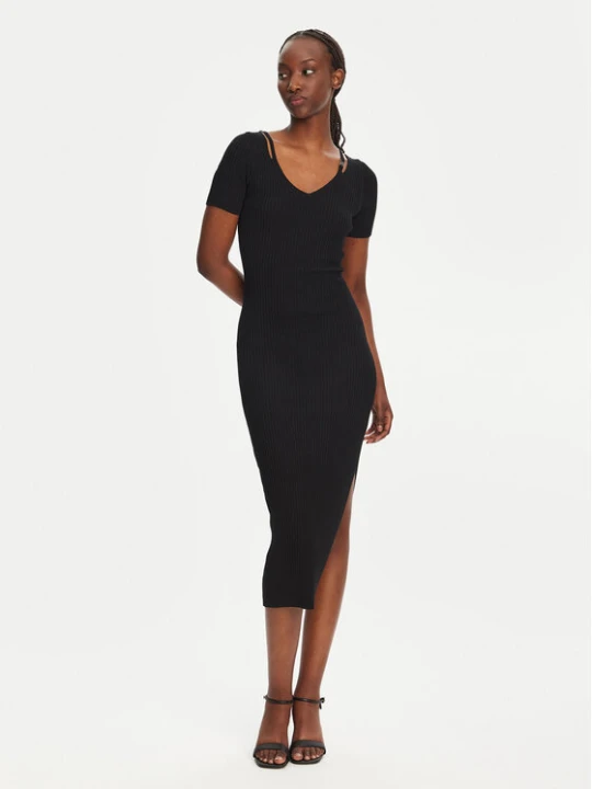 Zdjęcie produktu HUGO Sukienka dzianinowa Shaty 50538239 Czarny Slim Fit