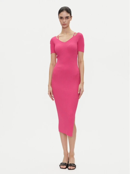 Zdjęcie produktu HUGO Sukienka dzianinowa Shaty 50538239 Różowy Slim Fit