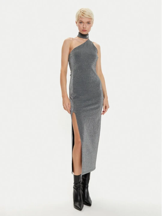 Zdjęcie produktu Hugo Sukienka koktajlowa 50522764 Srebrny Slim Fit