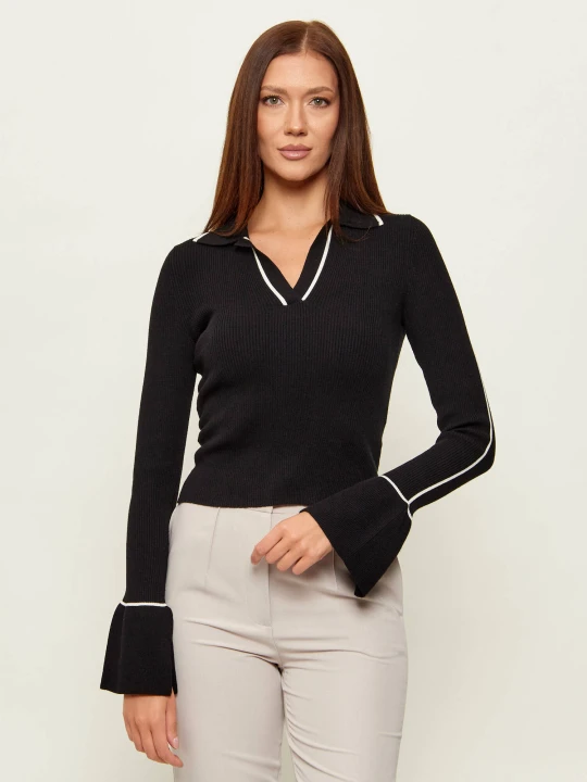 Zdjęcie produktu HUGO Sweter Samur | Slim Fit czarny