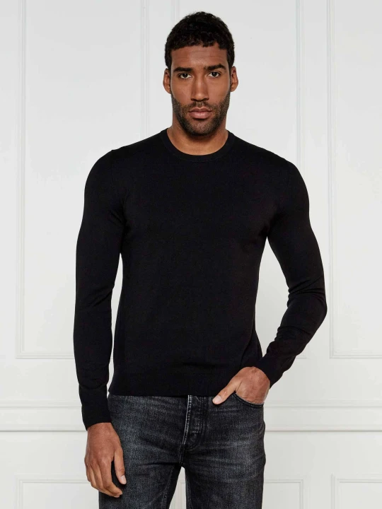 Zdjęcie produktu HUGO Sweter San Cody | Slim Fit czarny