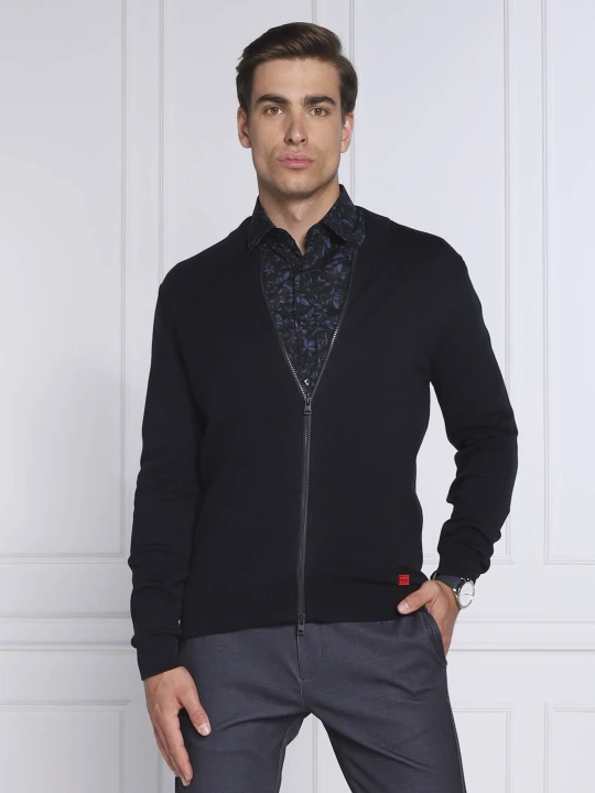 Zdjęcie produktu HUGO Sweter San Jaque-C | Regular Fit granatowy