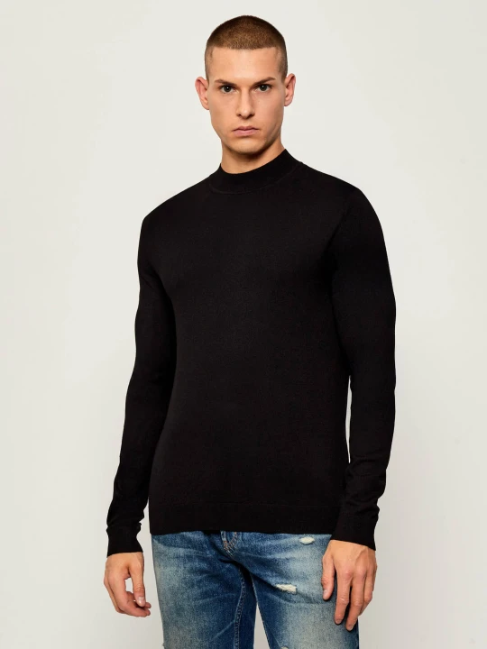 Zdjęcie produktu HUGO Sweter San Marc-CV | Slim Fit czarny