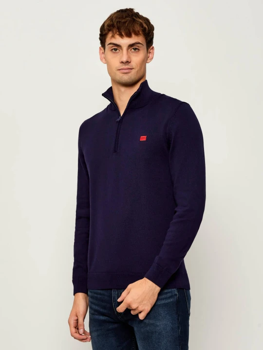 Zdjęcie produktu HUGO Sweter San Quintus-C | Regular Fit granatowy