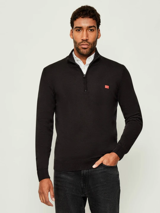 Zdjęcie produktu HUGO Sweter San Quintus-C | Regular Fit czarny