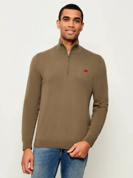 Zdjęcie produktu HUGO Sweter San Quintus-C | Regular Fit khaki