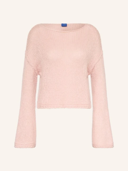 Zdjęcie produktu Hugo Sweter Scarly Z Alpaką rosa RÓŻOWY