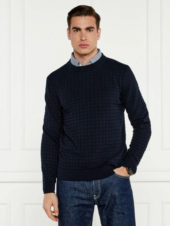 Zdjęcie produktu HUGO Sweter Scoult | Regular Fit granatowy