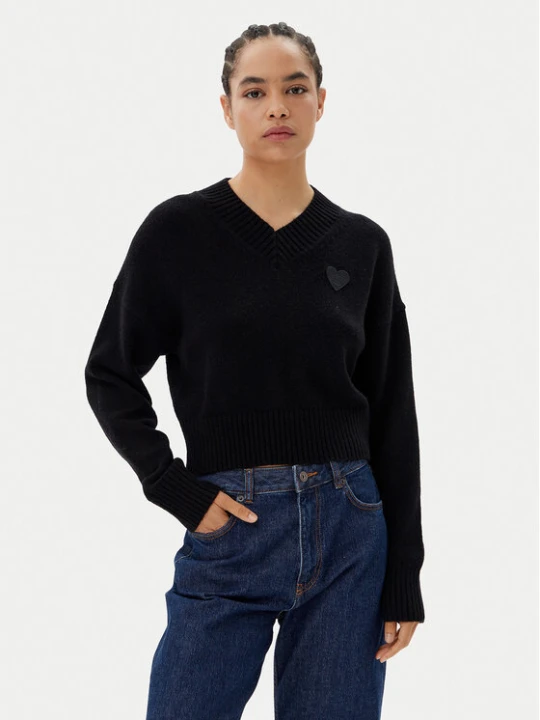 Zdjęcie produktu HUGO Sweter Scutie 50543059 Czarny Relaxed Fit