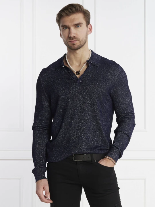 Zdjęcie produktu HUGO Sweter Sercury 1025 | Regular Fit granatowy