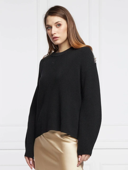 Zdjęcie produktu HUGO Sweter Sheliyera | Relaxed fit czarny