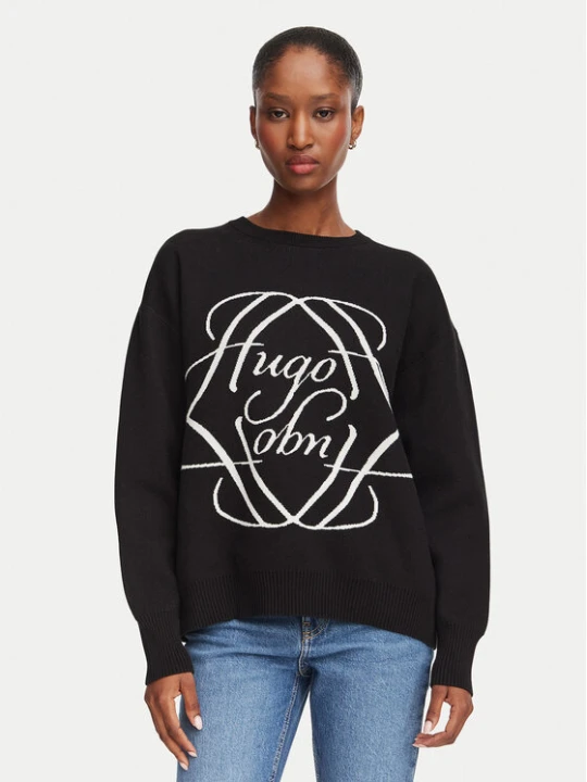 Zdjęcie produktu HUGO Sweter Siennale 50562692 Kolorowy Oversize