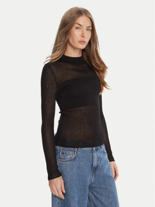 Zdjęcie produktu HUGO Sweter Slumy_B 50543045 Czarny Slim Fit