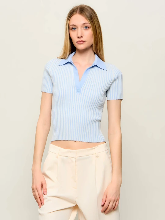 Zdjęcie produktu HUGO Sweter Sunsyra | Slim Fit błękitny