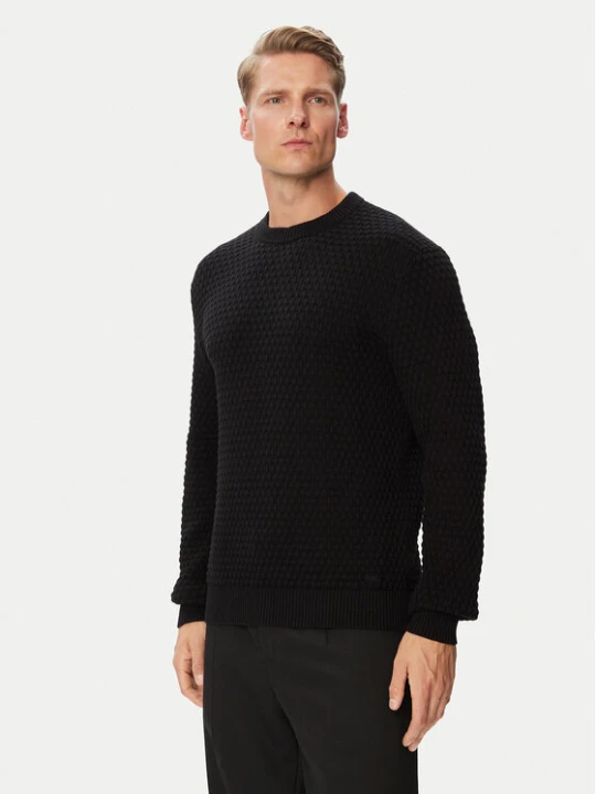 Zdjęcie produktu HUGO Sweter Sylas 50570271 Czarny Regular Fit