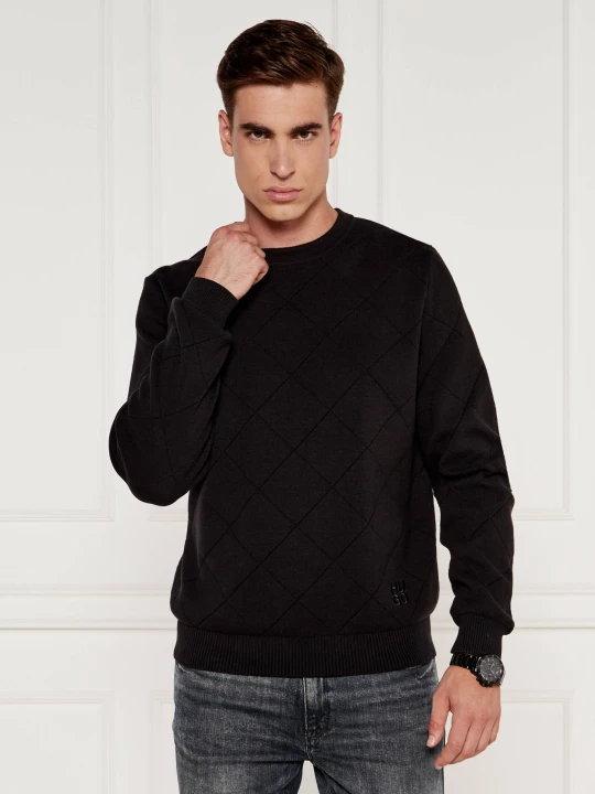 Zdjęcie produktu HUGO Sweter Symond | Relaxed fit czarny
