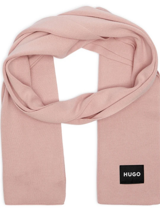 Zdjęcie produktu HUGO Szal Saretty_Scarf pudrowy róż