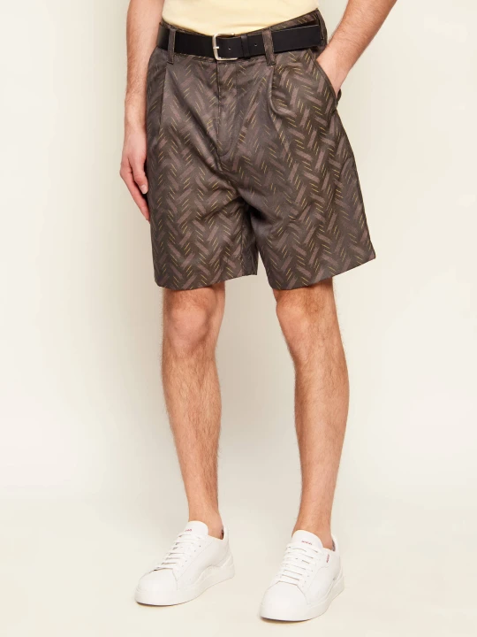 Zdjęcie produktu HUGO Szorty chino Cino262SF1 | Regular Fit | z dodatkiem wełny brązowy
